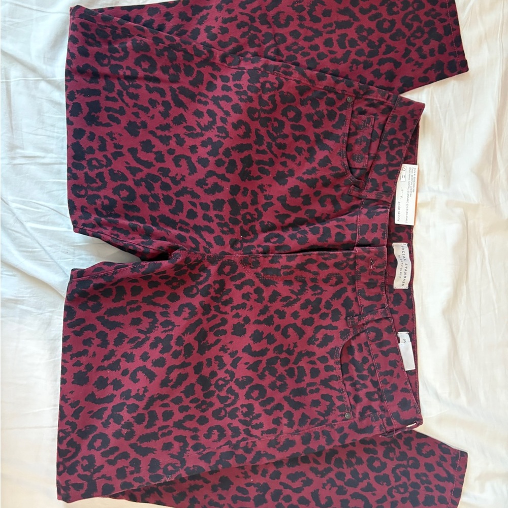 Leopard Print Skinny Jeans